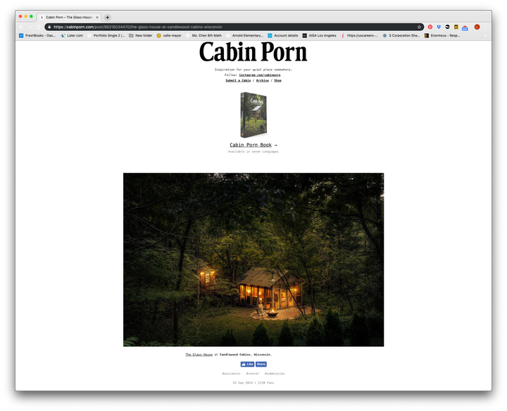 anaway place press cabin porn